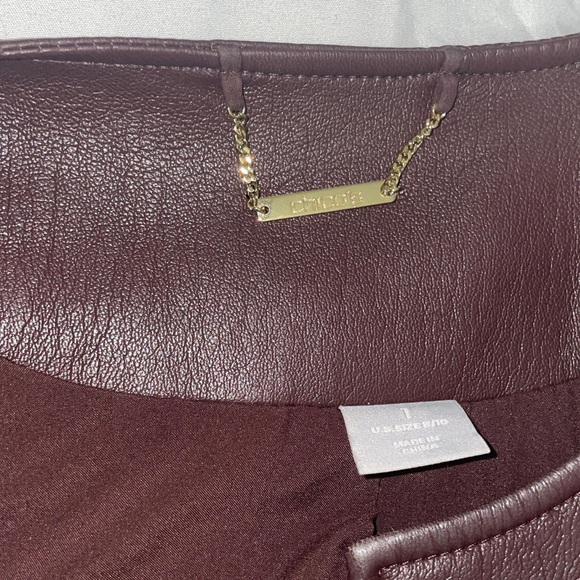 Chicwish Deep Brown Leather Jacket - Picture 2 of 6